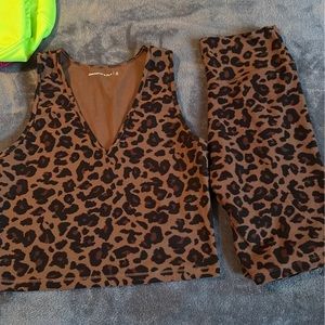 A&F leopard set